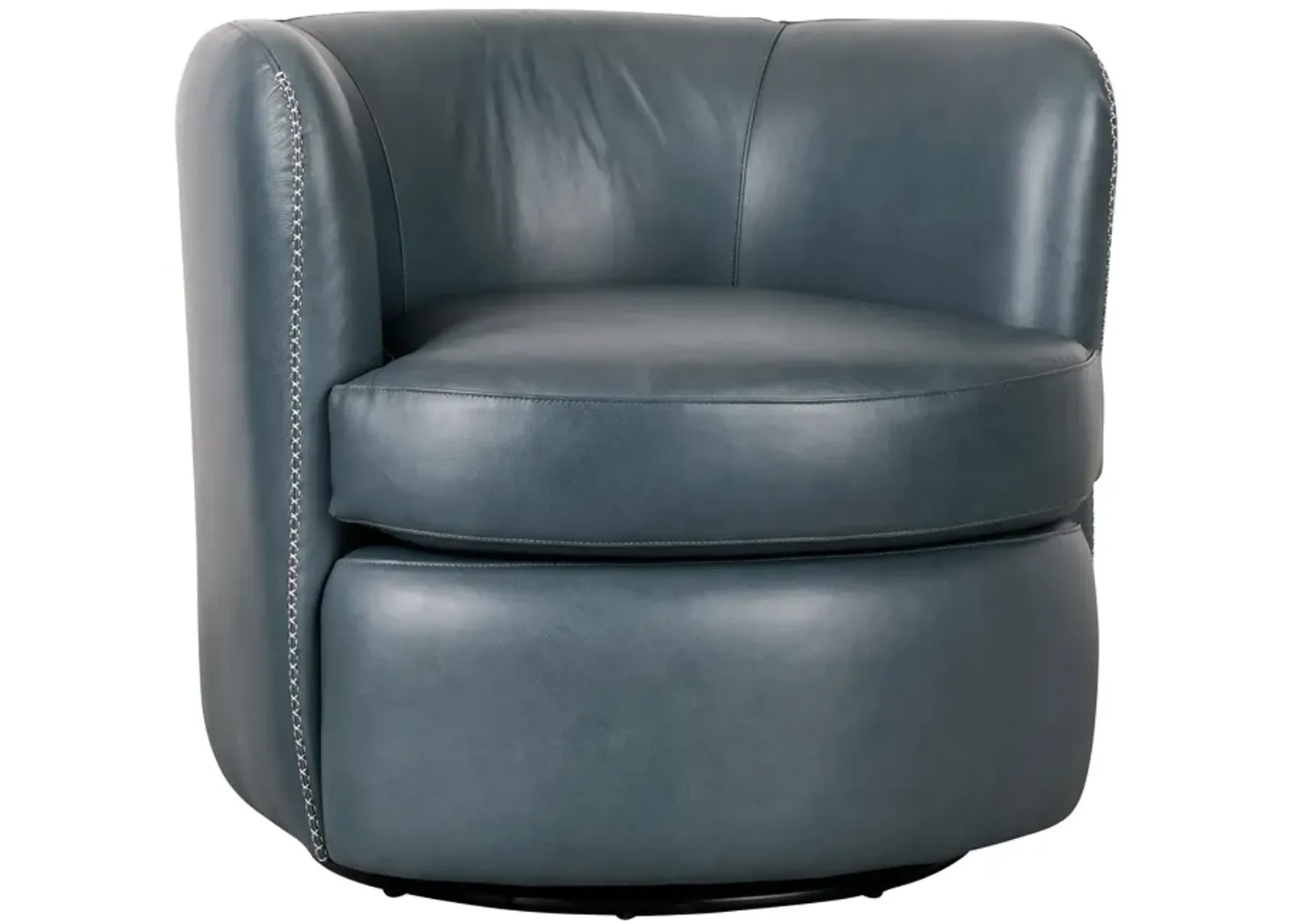 Bronson Swivel Accent Chair Blue MX