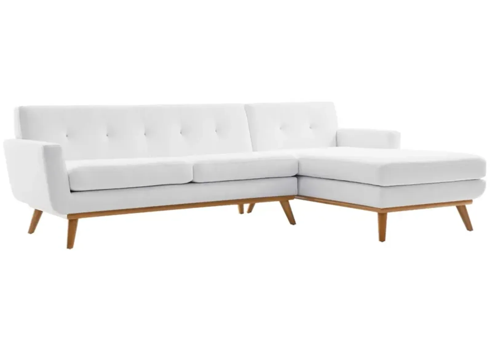 Engage Right-Facing Upholstered Fabric Sectional Sofa