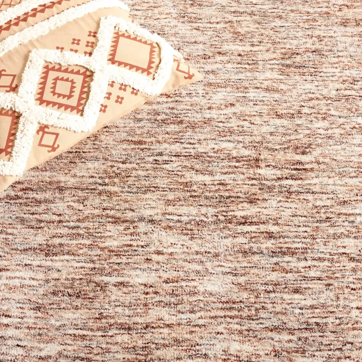 HIMALAYA 593 RUST  2'-3' x 8' Runner Rug