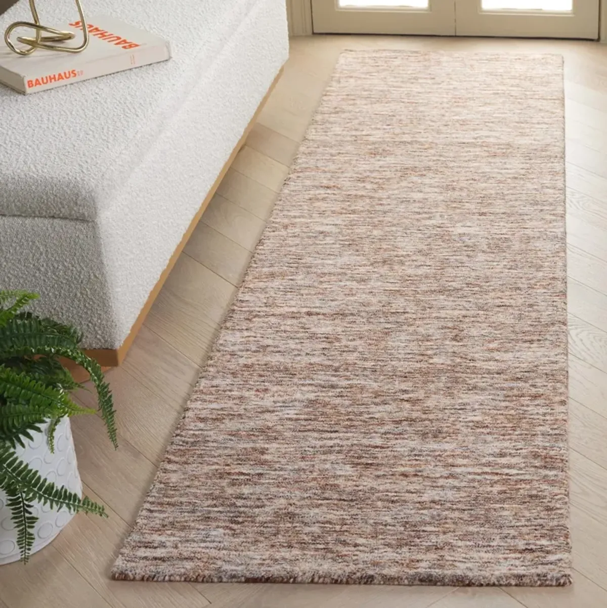 HIMALAYA 593 RUST  2'-3' x 8' Runner Rug