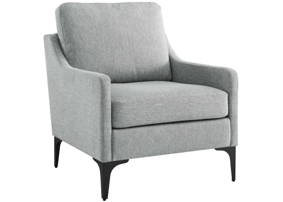 Corland Upholstered Fabric Armchair