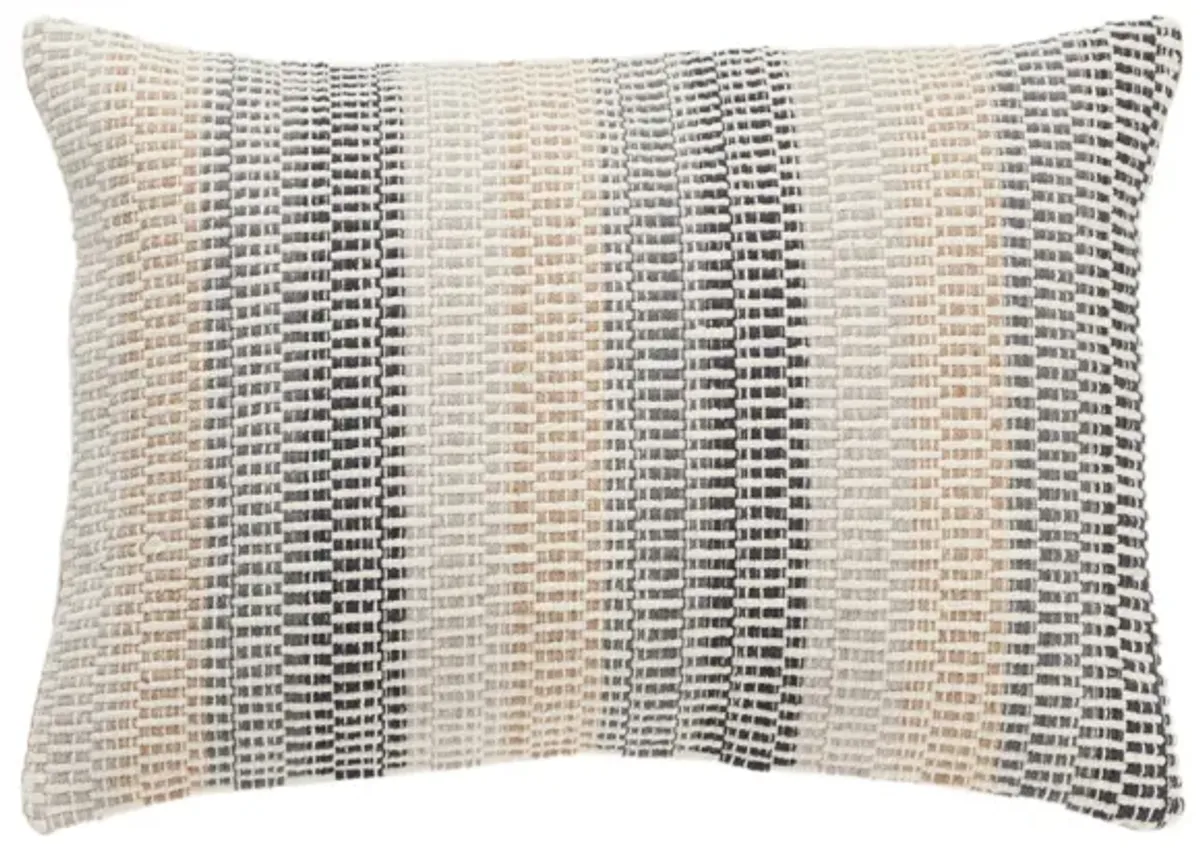 stripe brown Pillow