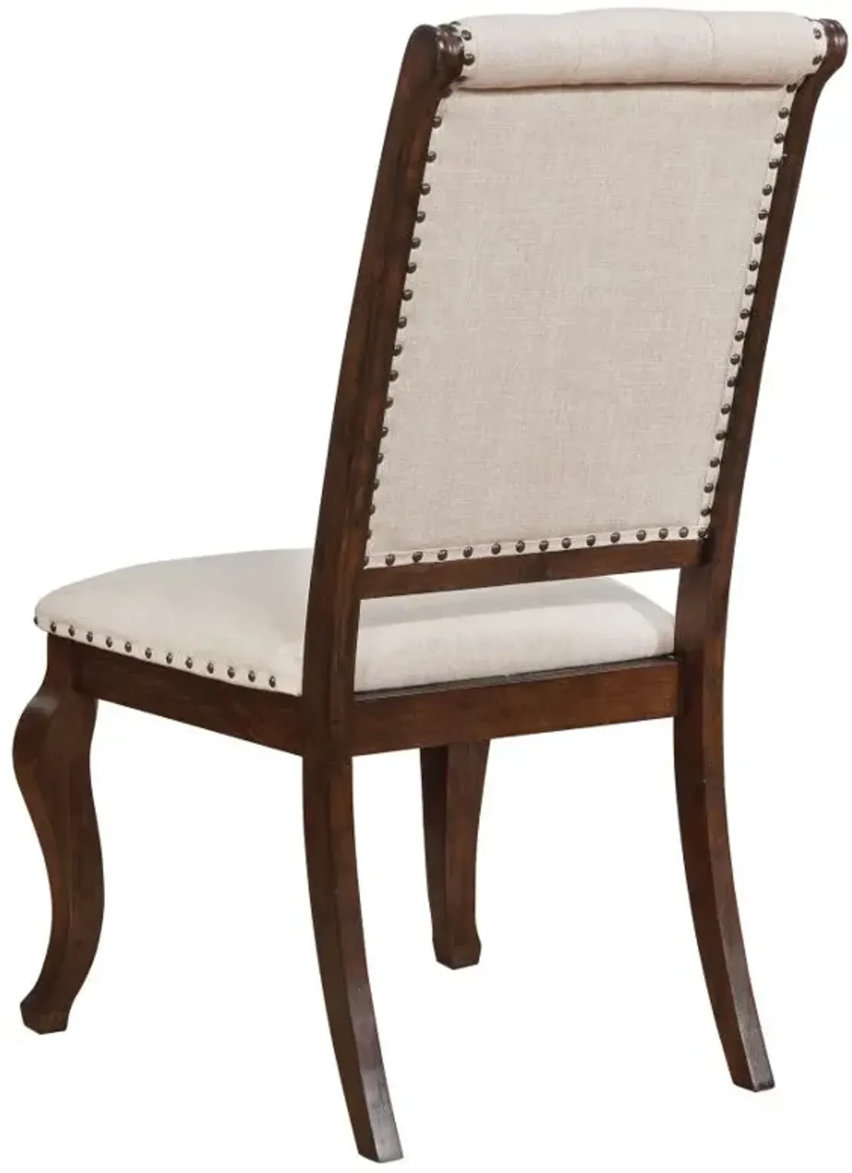 Brockway Tufted Dining Chairs Cream and Antique Java (Set of 2)