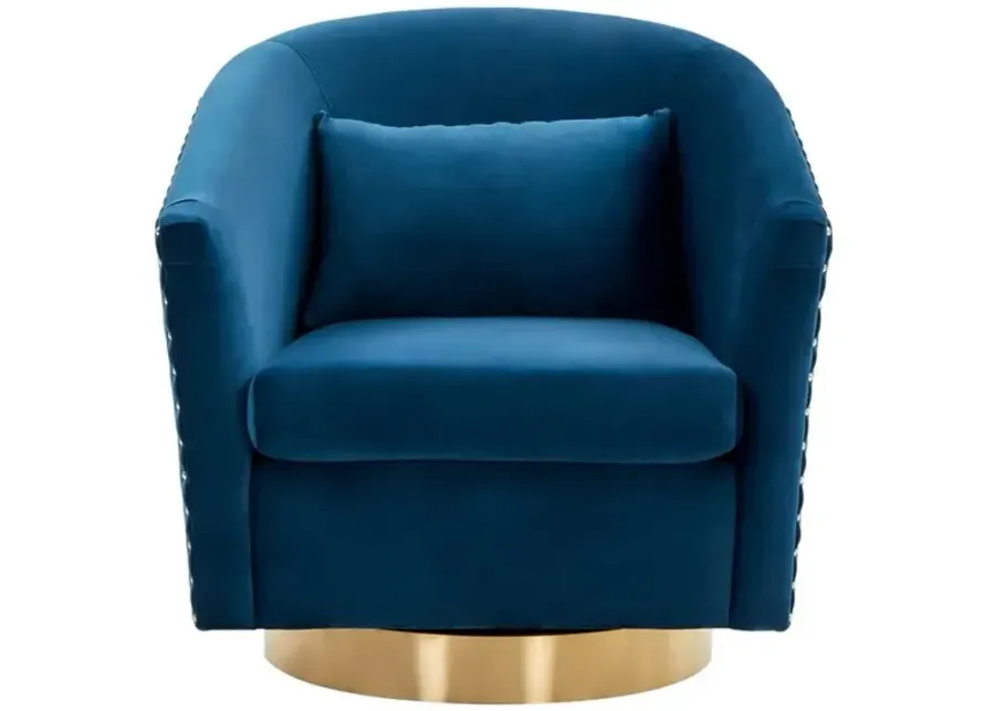 Clara Quilted Swivel Tub Chair