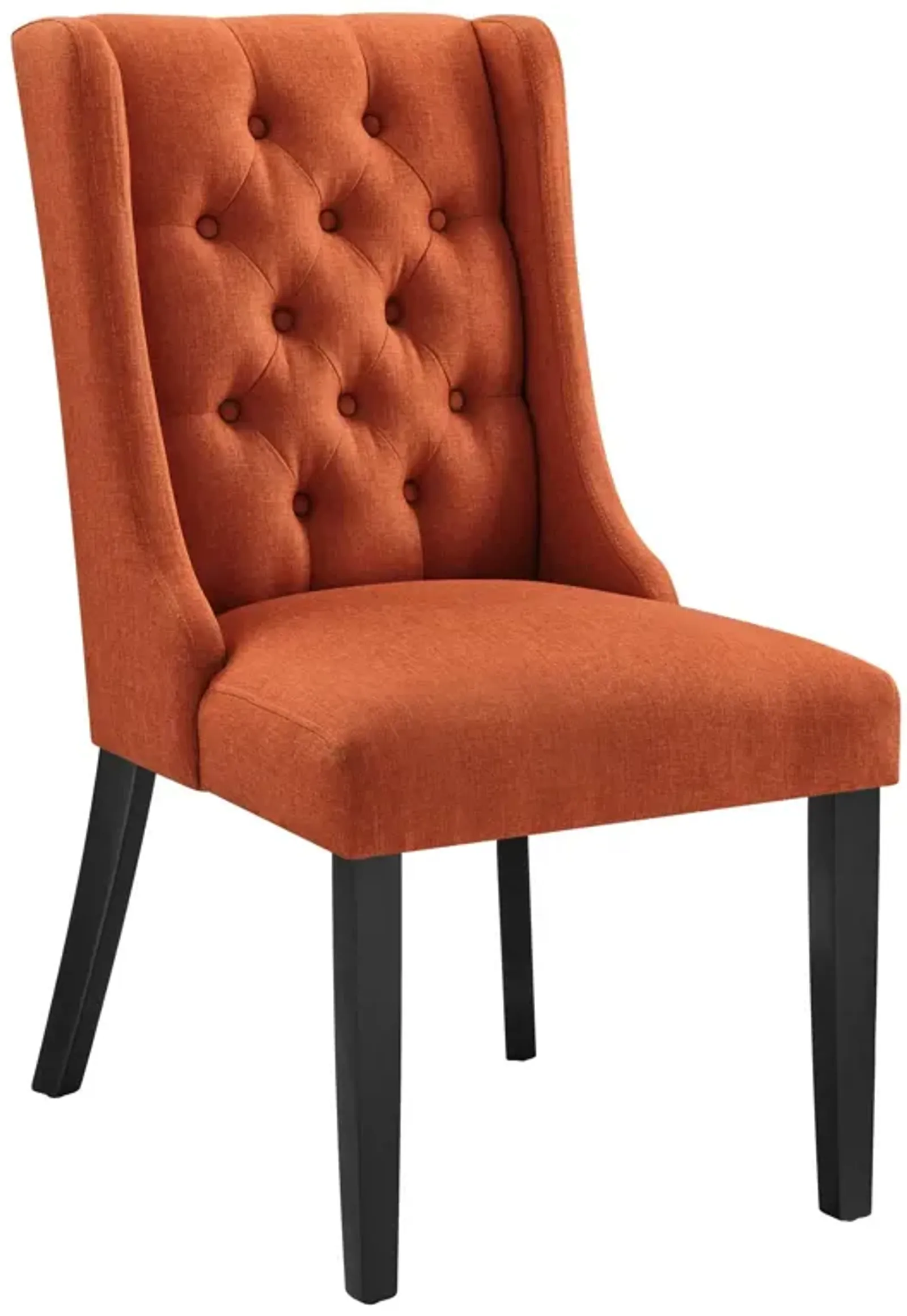 Baronet Button Tufted Fabric Dining Chair