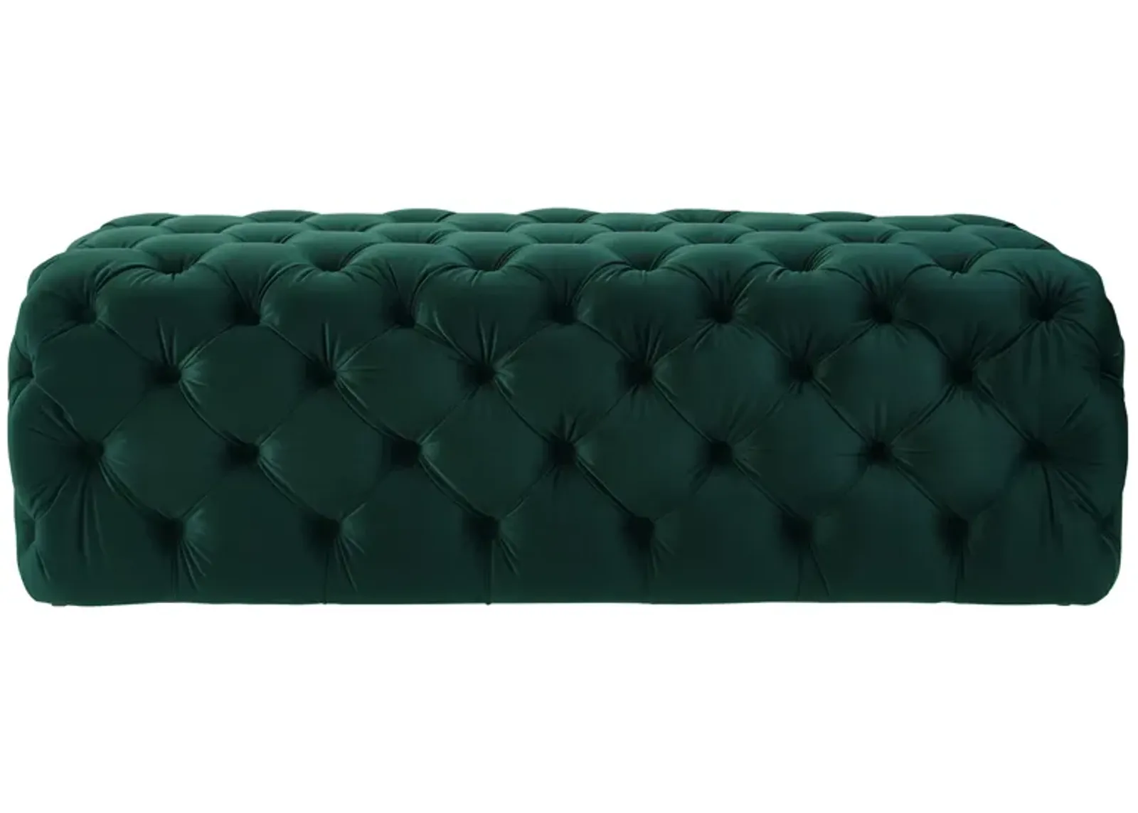 Kaylee Velvet Ottoman