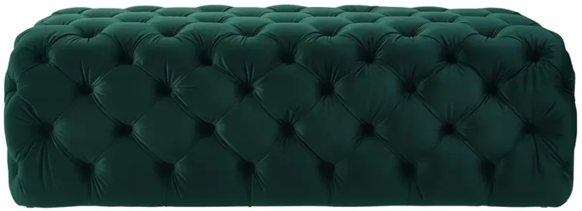 Kaylee Velvet Ottoman