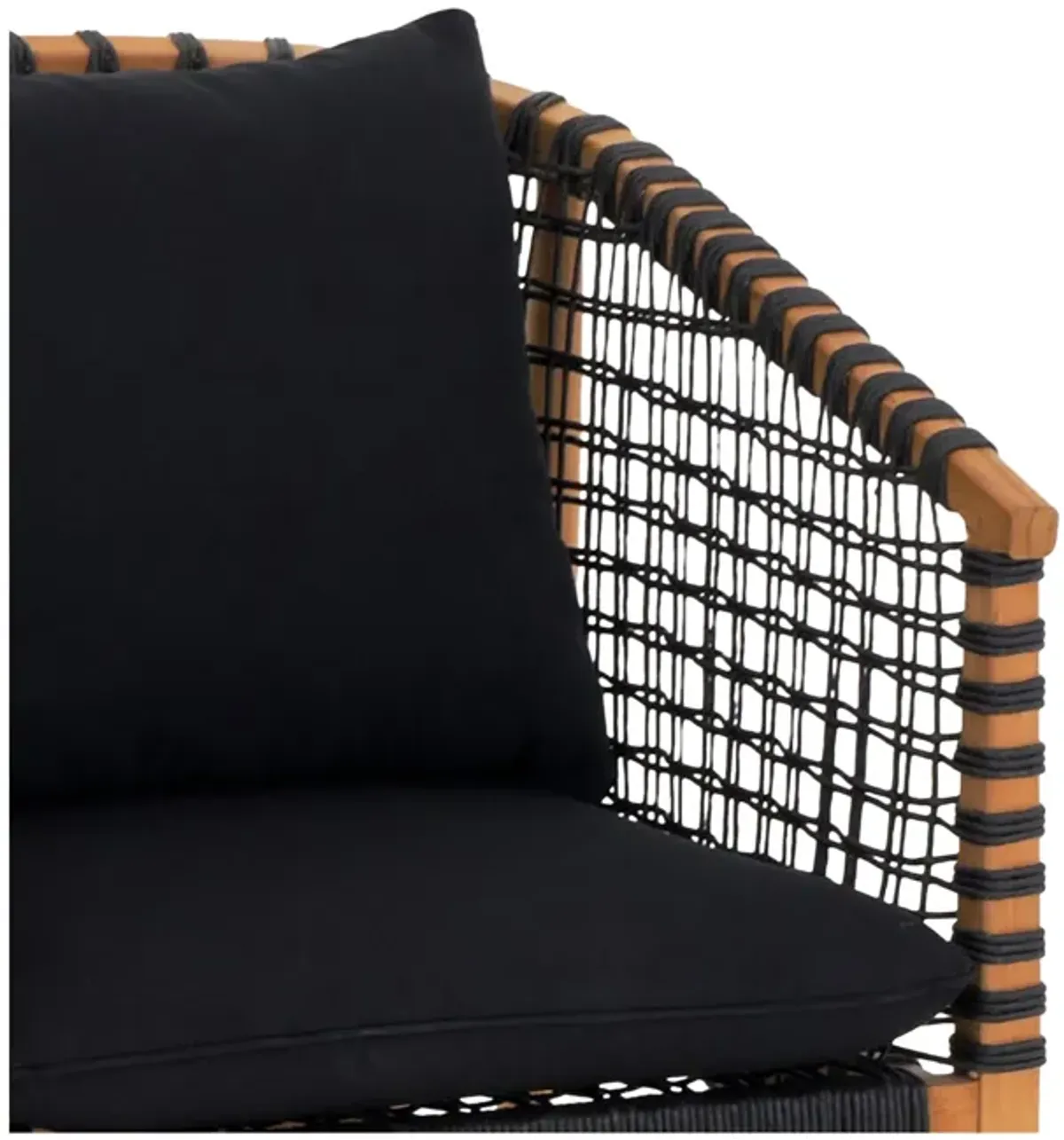 Kuna Outdoor Lounge Chair Black