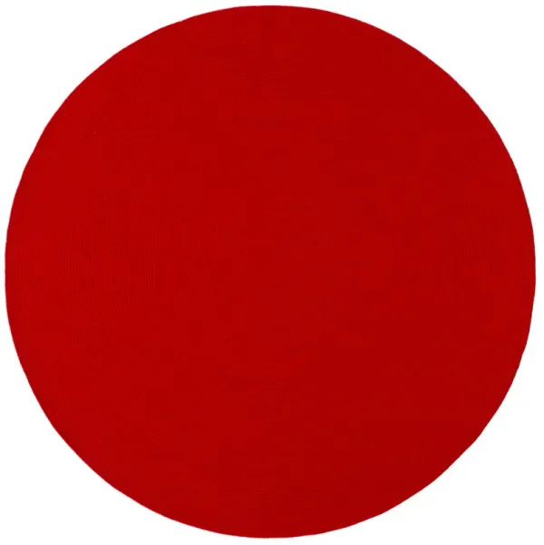 BRAIDED Hand Woven 6' x 6' Round area rug