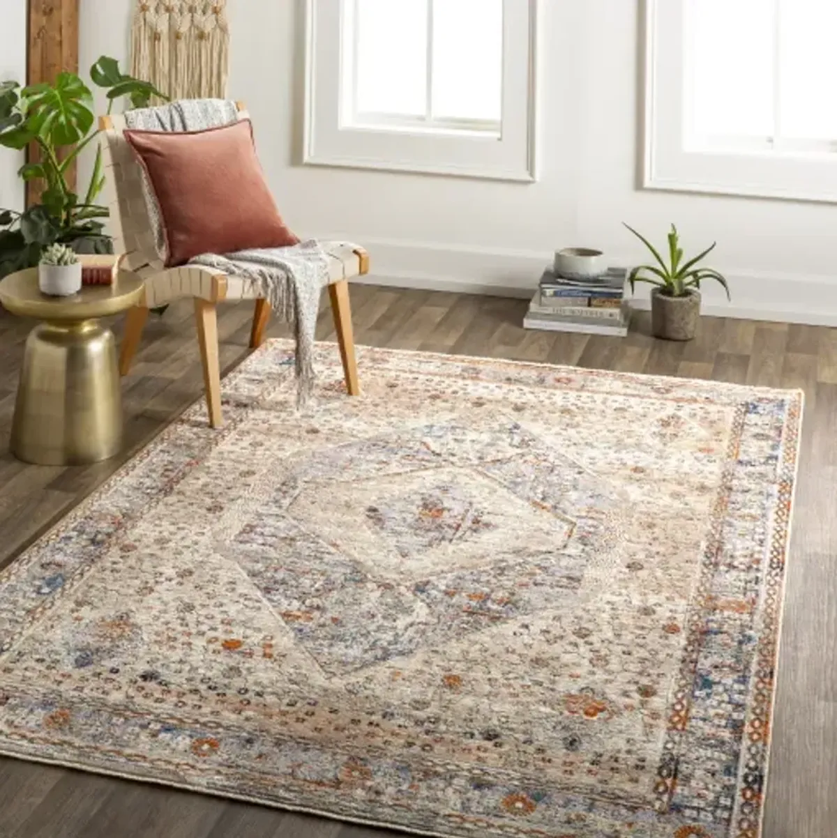 Arya RYA-2305 2' x 3'3" Machine Woven Rug