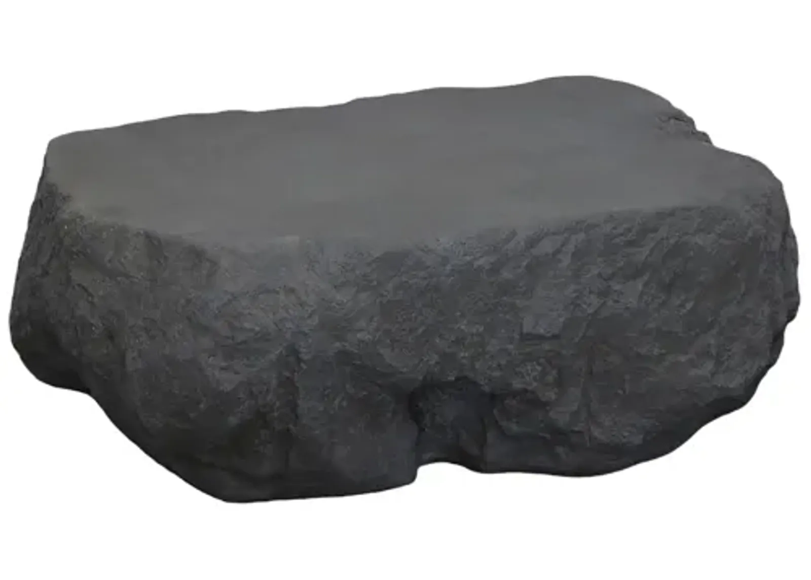 Quarry Coffee Table, Large, Charcoal Stone