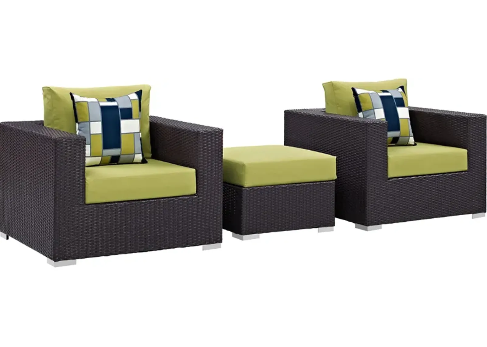 Convene 3 Piece Outdoor Patio Sofa Set