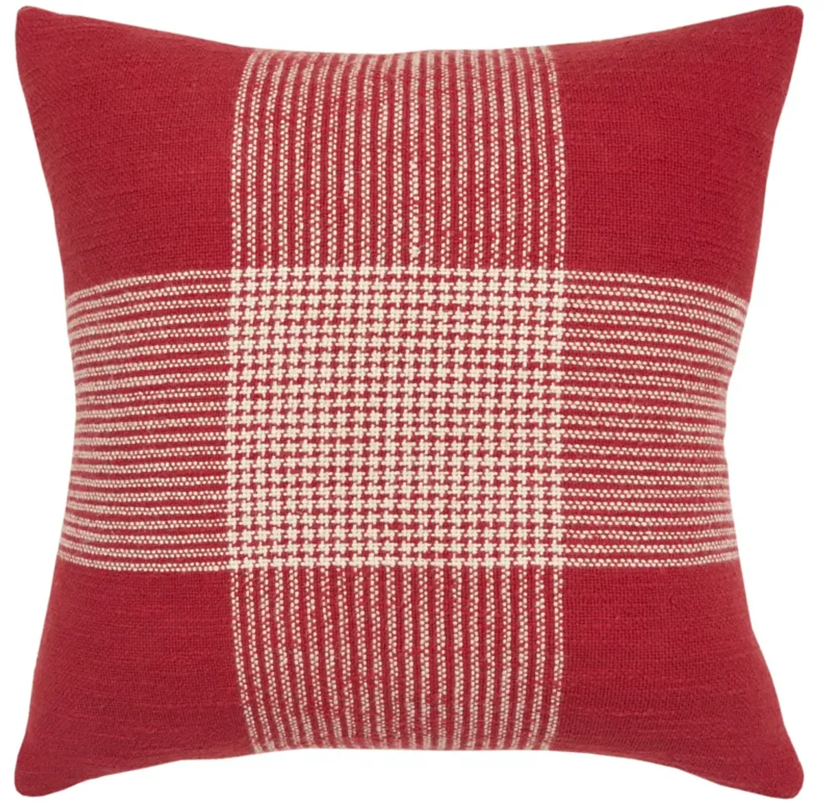 Plaid Red  Pillow