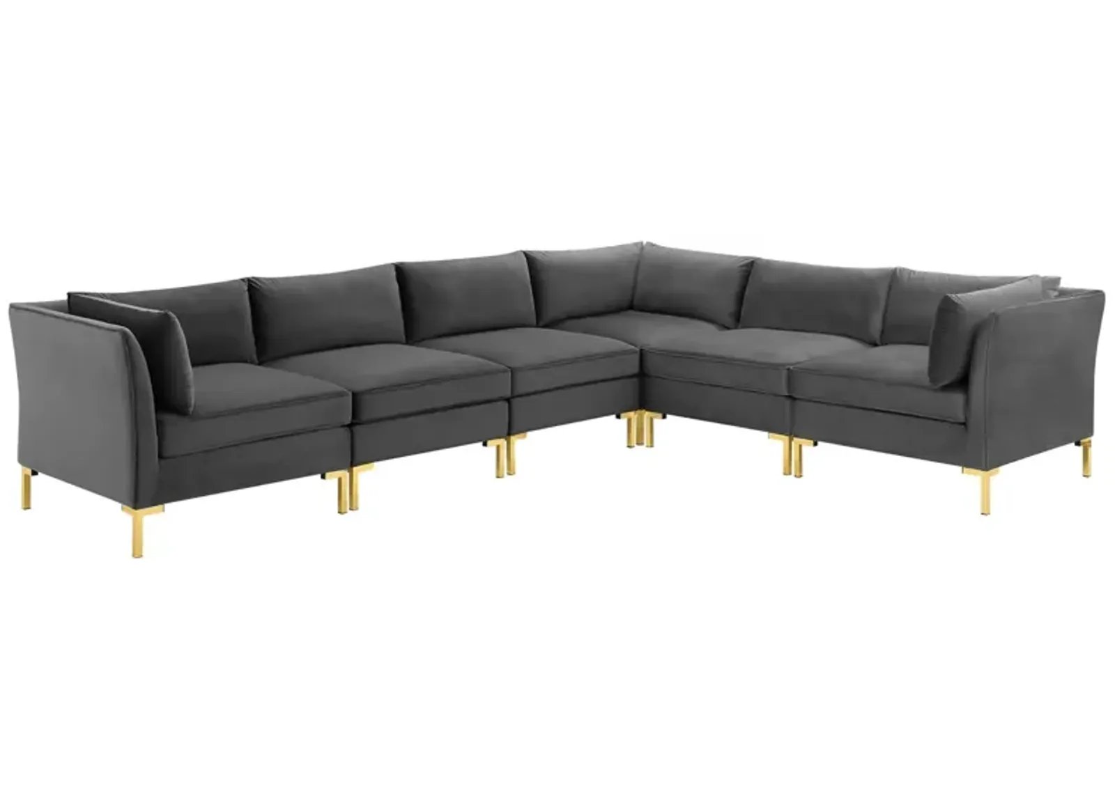 Ardent 6-Piece Performance Velvet Sectional Sofa