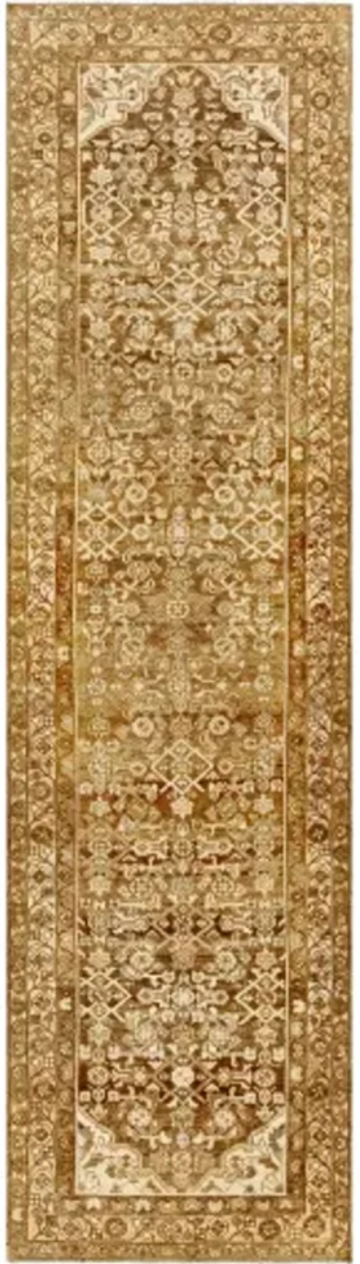 Antique One of a Kind AOOAK-1158 3'8" x 12'11" Handmade Rug