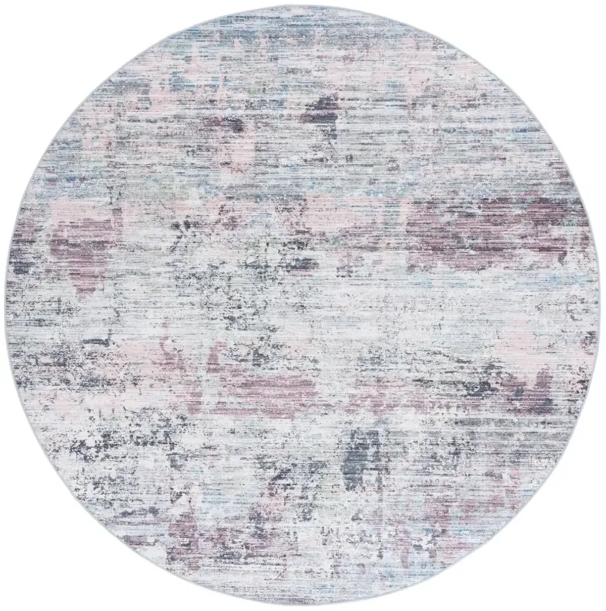 MALIBU 944 PLUM  6' x 6' Round Round Rug