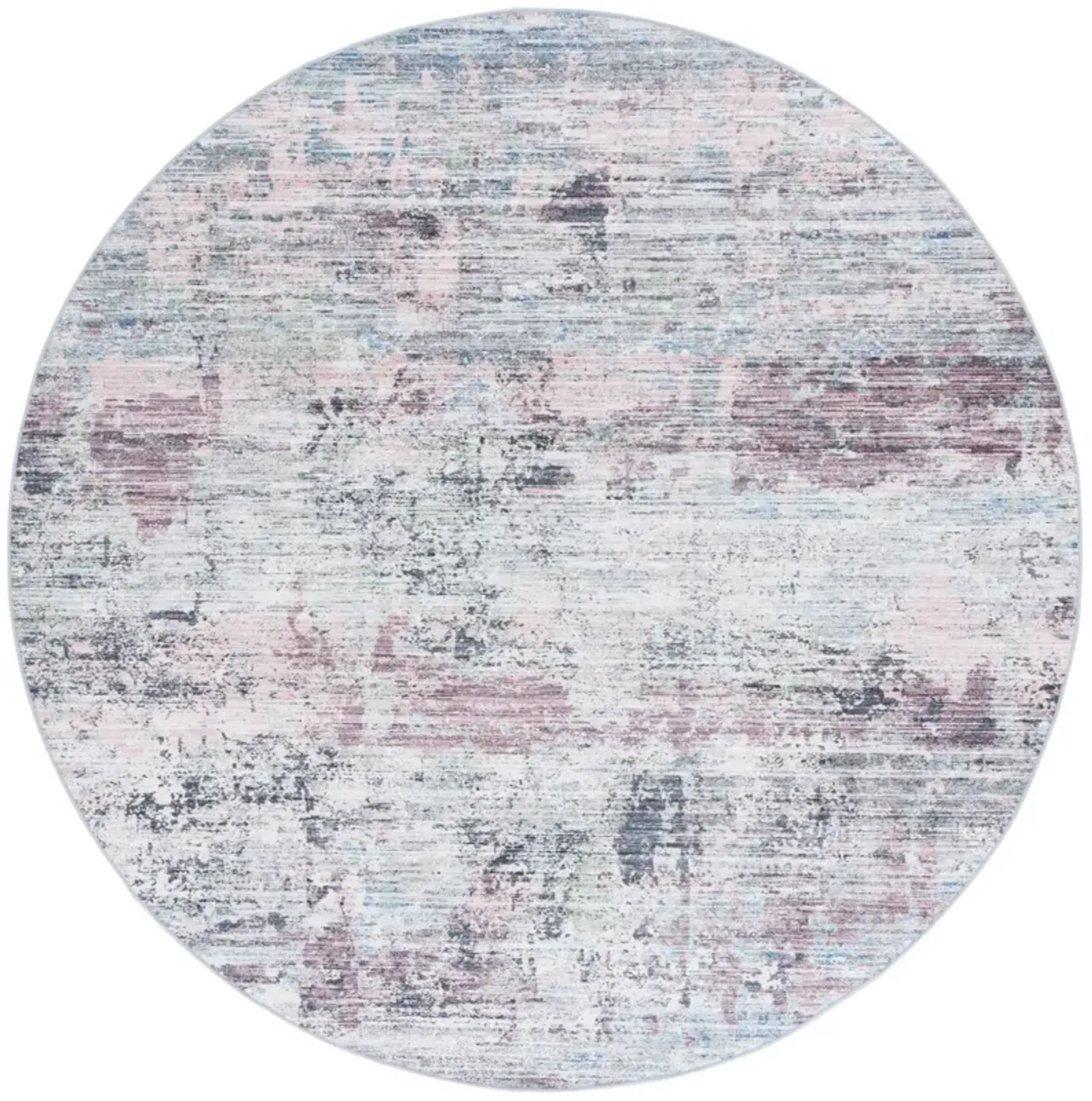 MALIBU 944 PLUM  6' x 6' Round Round Rug