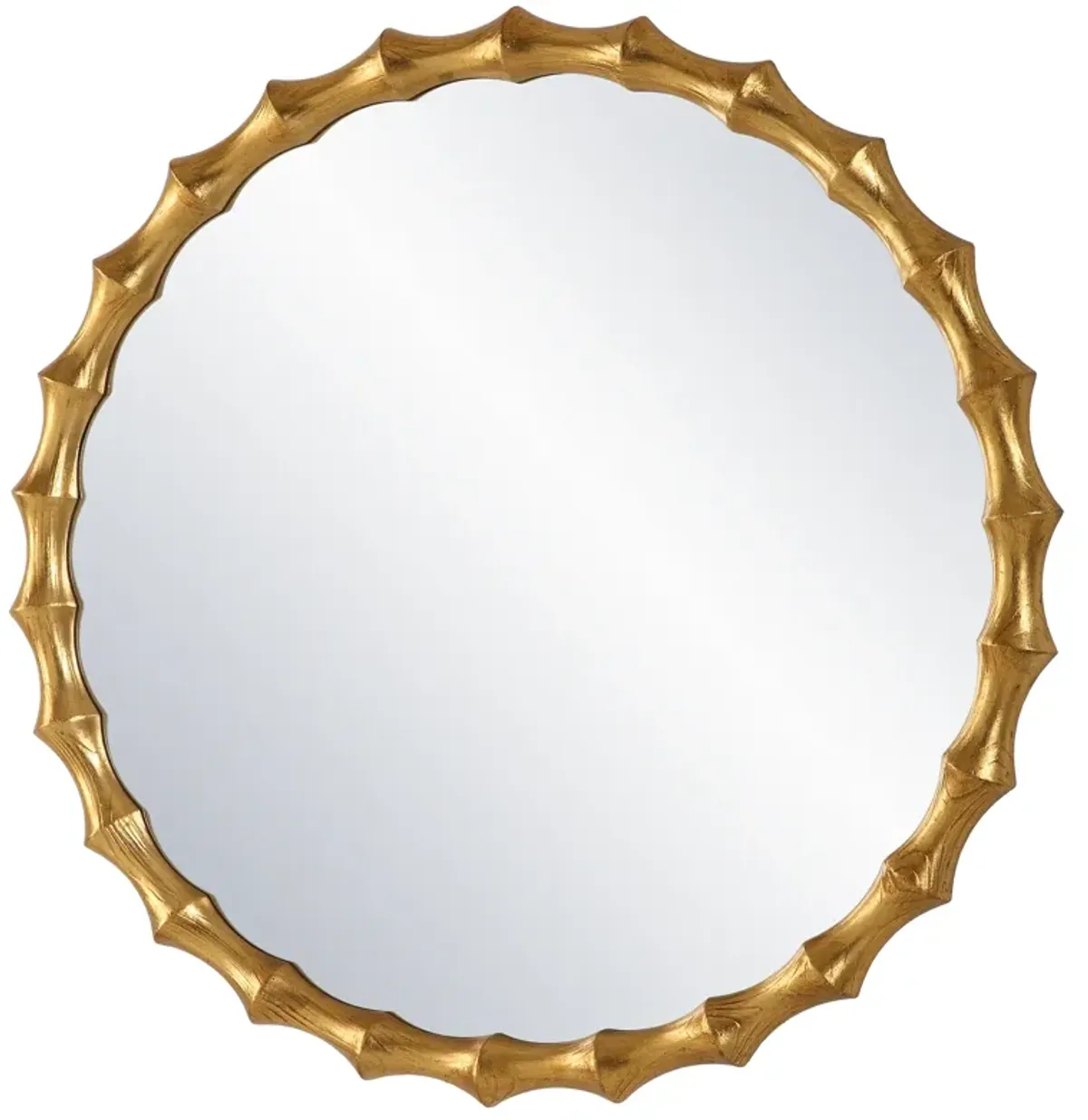 Nacala Round Gold Mirror