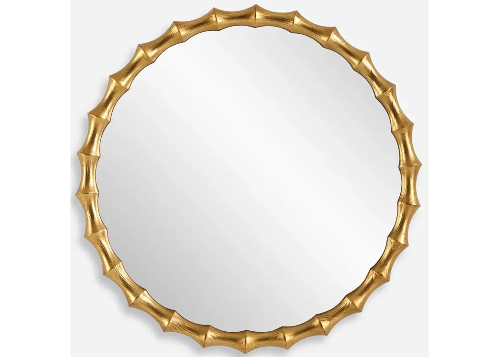 Nacala Round Gold Mirror