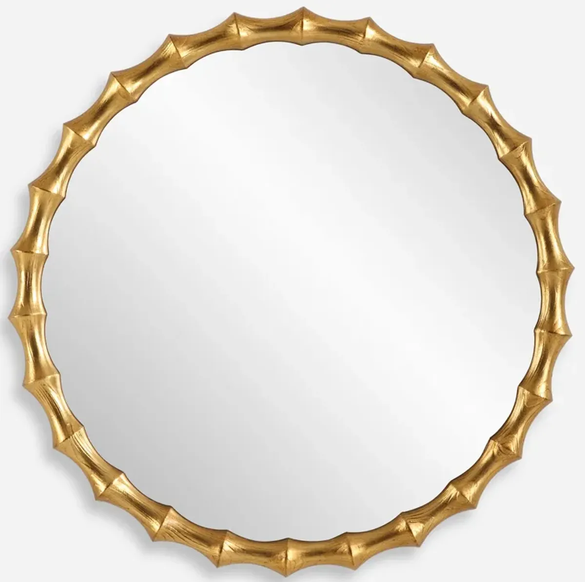 Nacala Round Gold Mirror