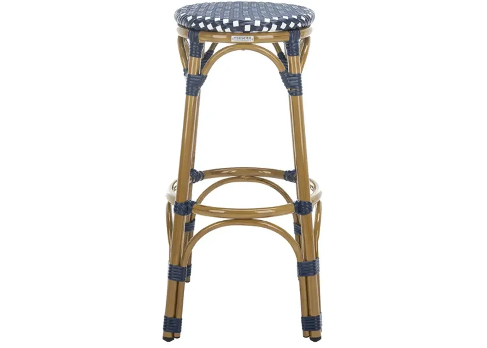 KIPNUK STOOL NAVY/WHITE (INDOOR/OUTDOOR)