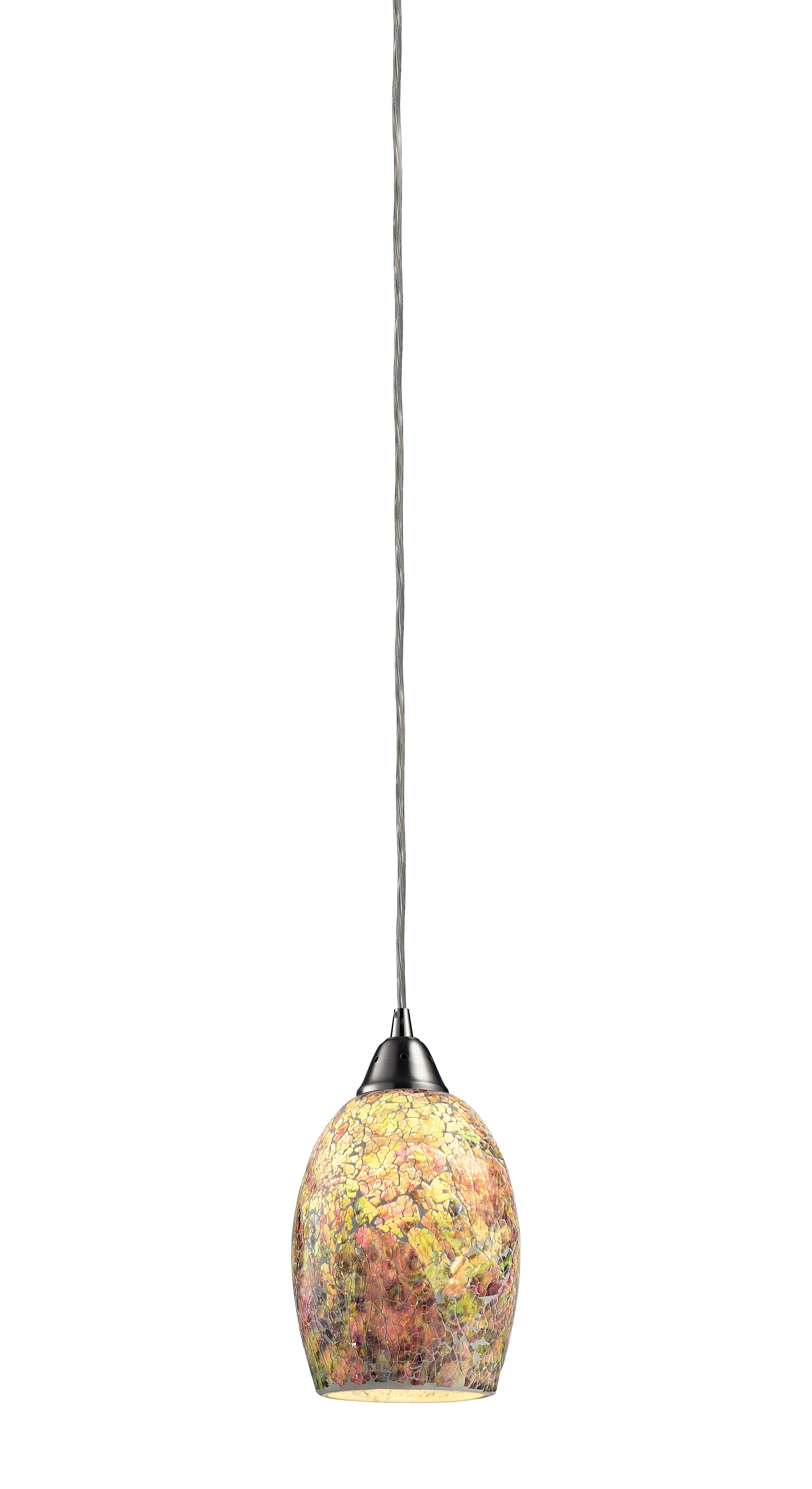 Avalon 5" Wide 1-Light Mini Pendant - Satin Nickel