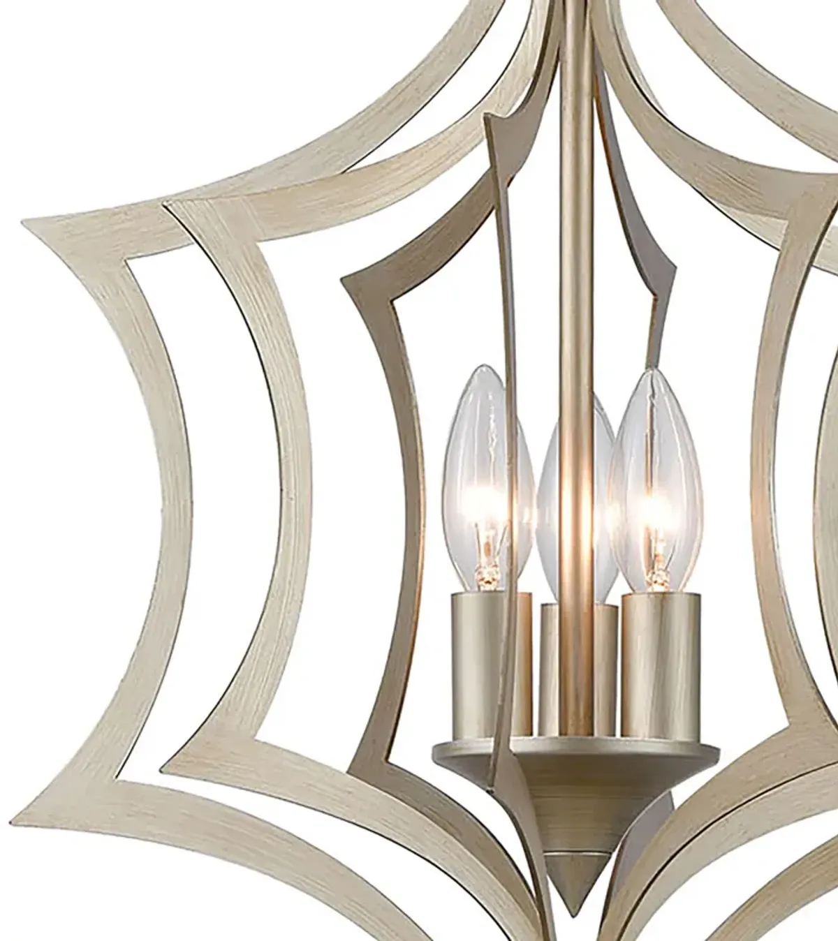 Delray 15" Wide 3-Light Pendant - Aged Silver