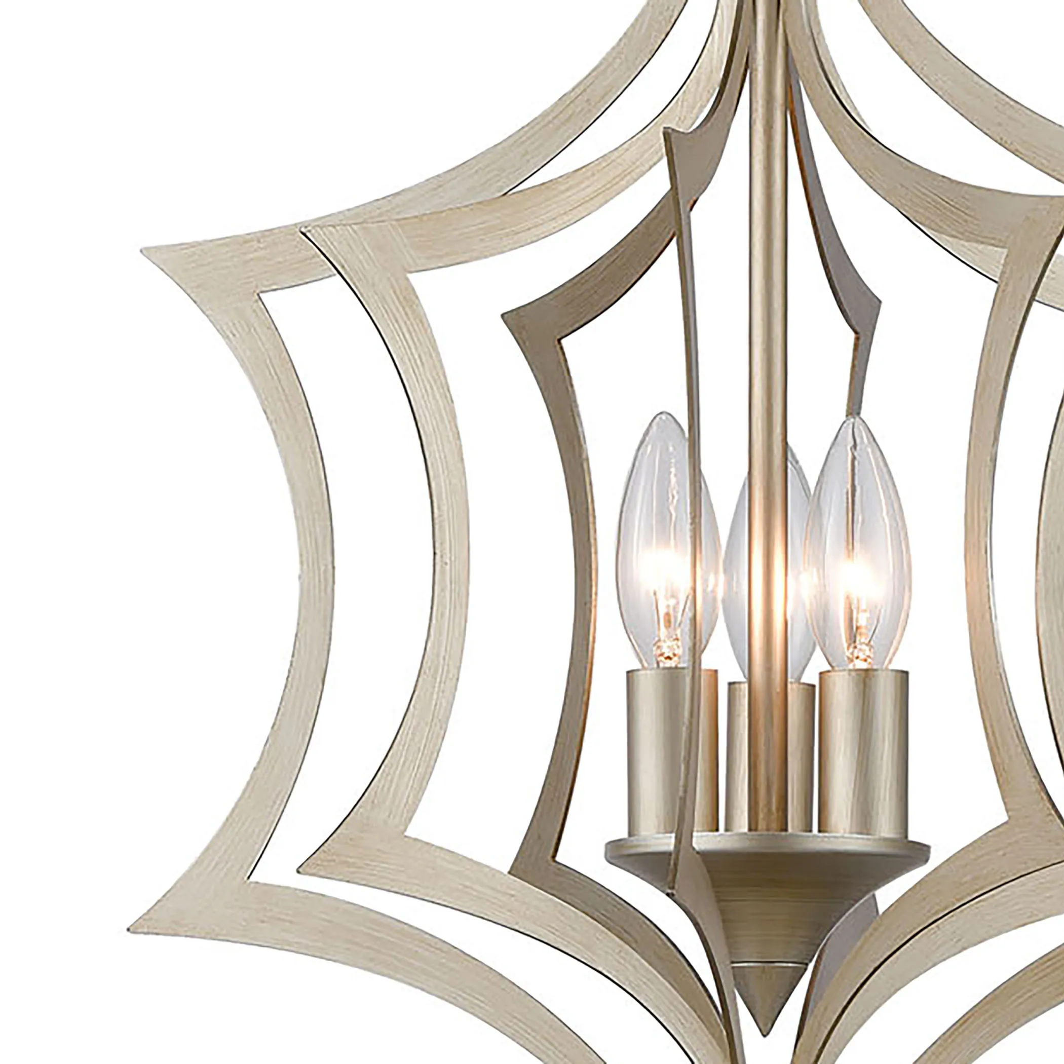 Delray 15" Wide 3-Light Pendant - Aged Silver