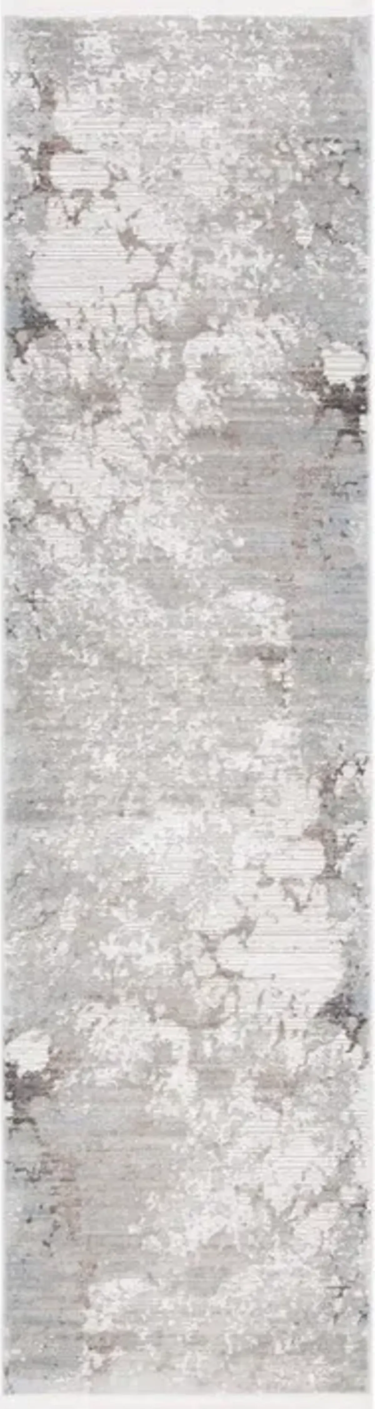 PLATINUM 552 Grey 2'-2' X 8' Runner Rug