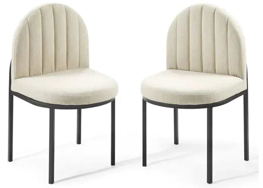 Isla Dining Side Chair Upholstered Fabric Set of 2