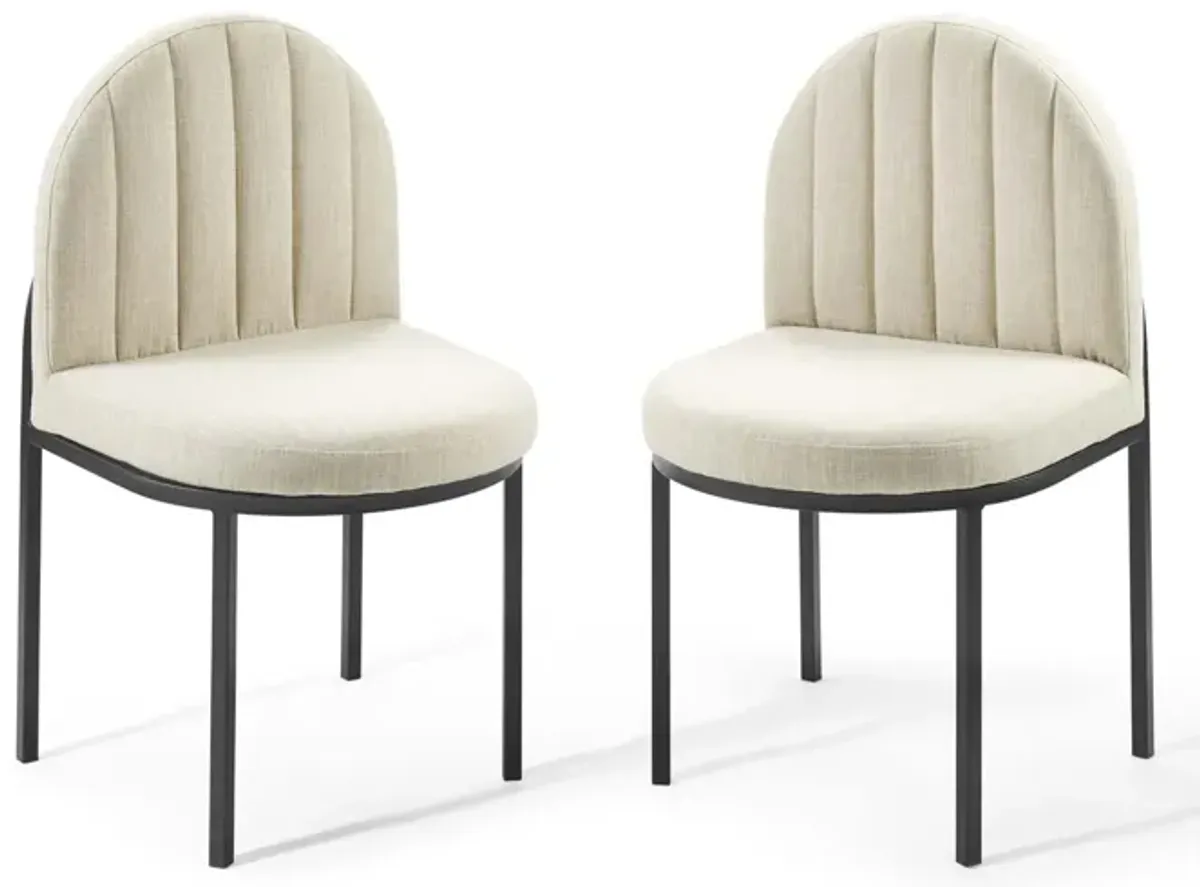 Isla Dining Side Chair Upholstered Fabric Set of 2