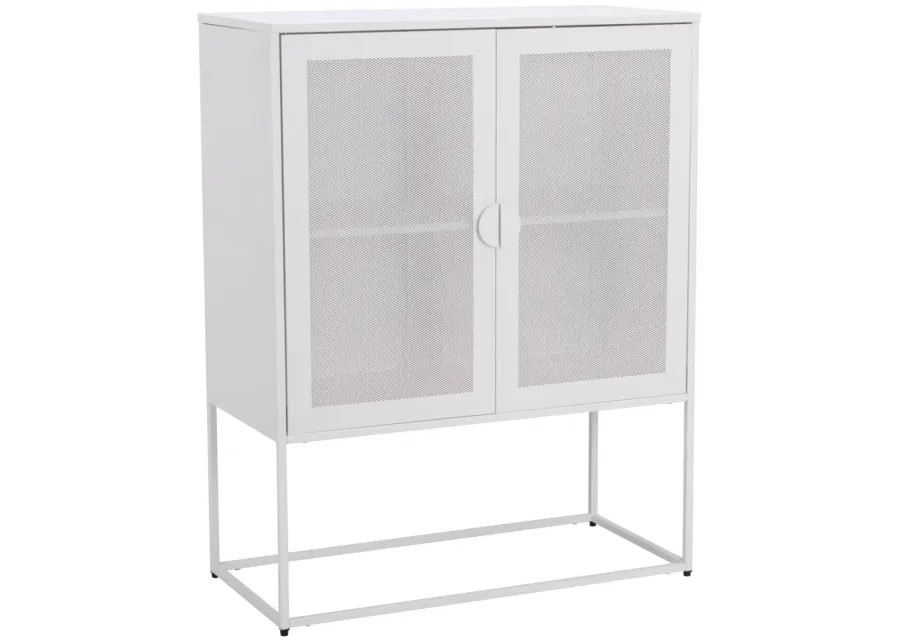 Lazaro Cabinet White