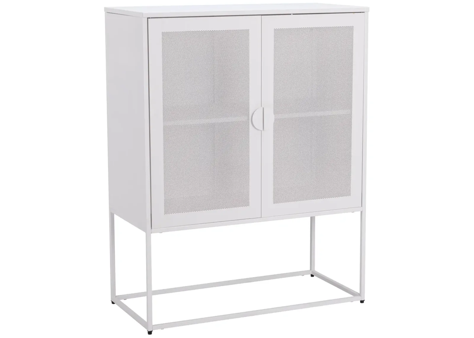 Lazaro Cabinet White