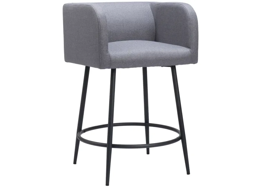 Horbat Counter Stool (Set of 2) Gray