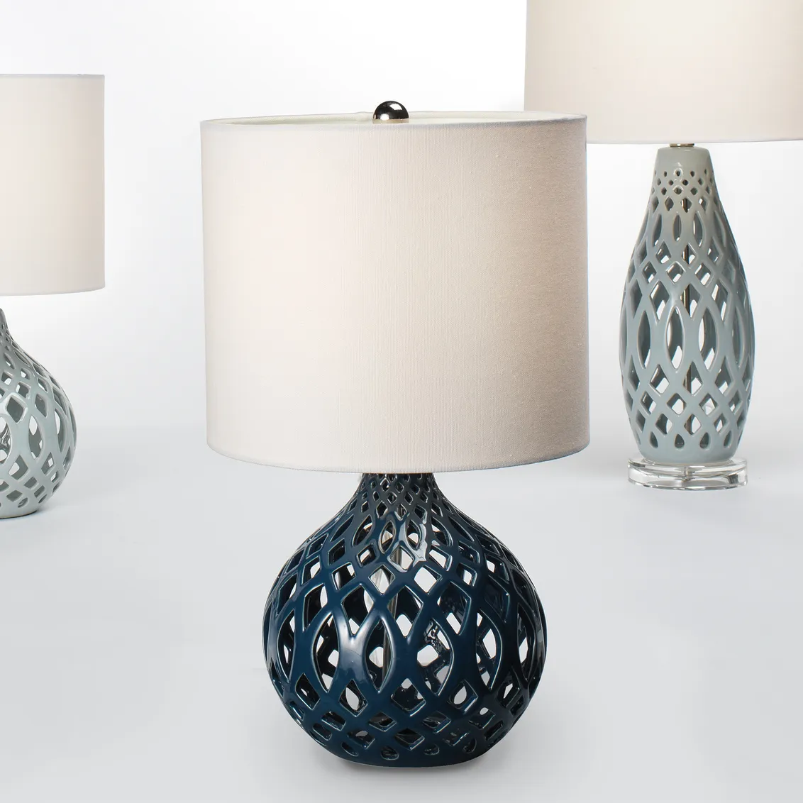 Fretwork Table Lamp