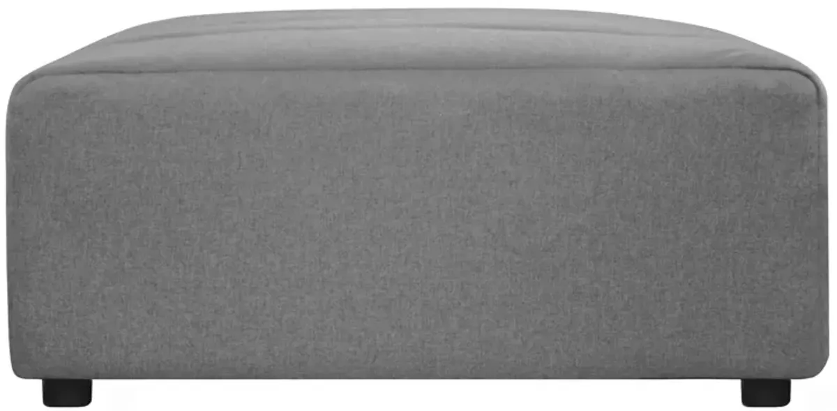 Lyric Grey Ottoman