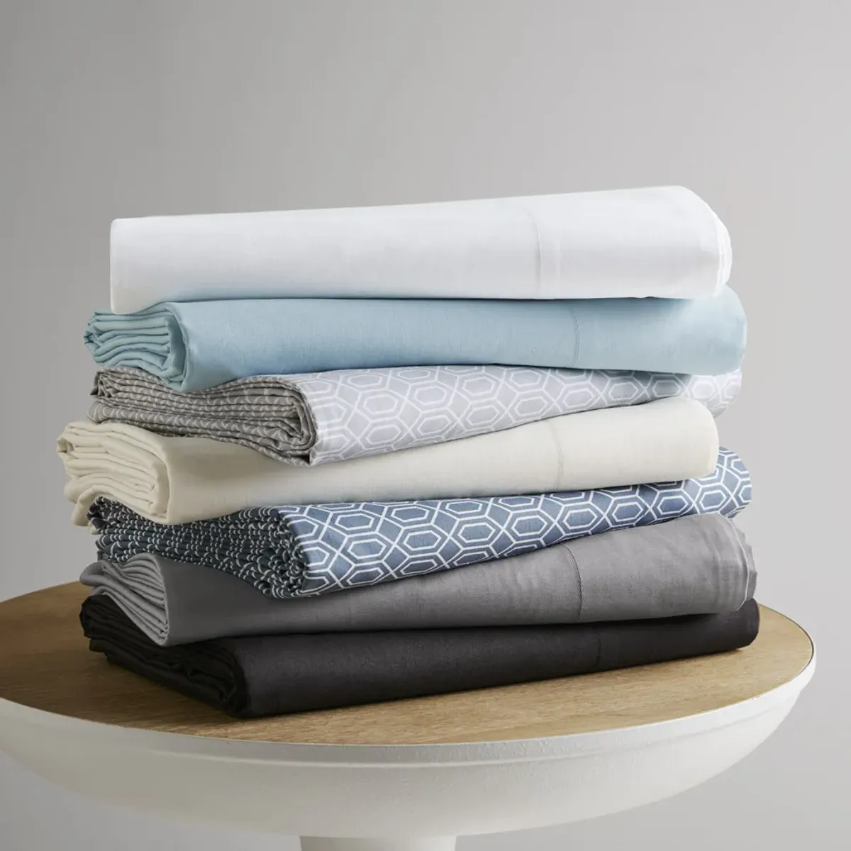 100% Cotton Solid Sheet Set