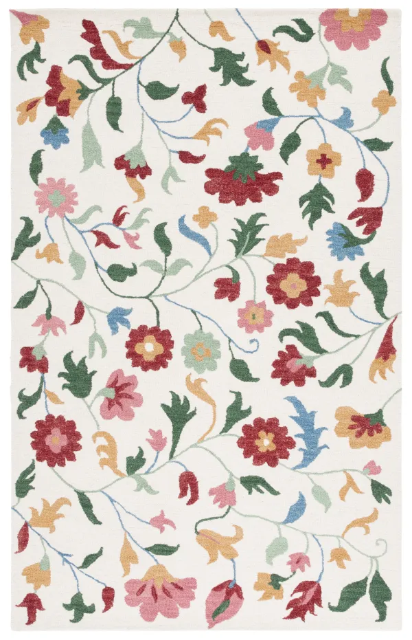 BLOSSOM Hand Tufted 5' x 8' area rug