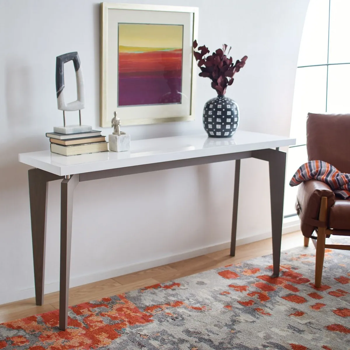 JOSEF RETRO LACQUER FLOATING TOP CONSOLE