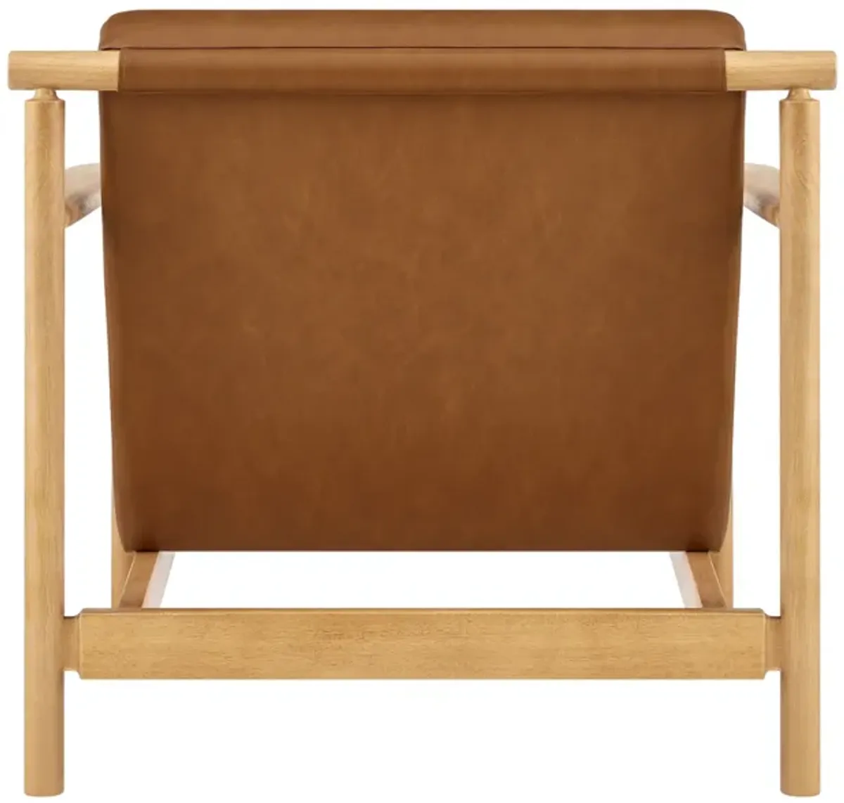 Arnold PU Accent Arm Chair, Casa Caramel