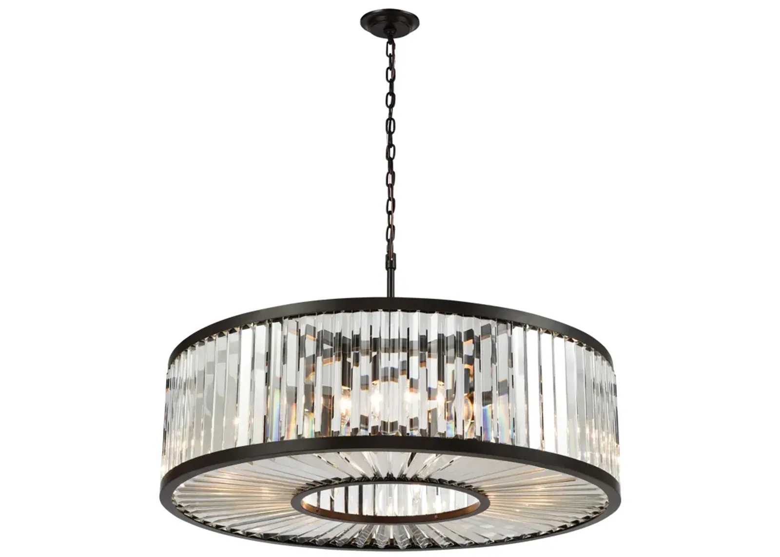 Palacial 35" Wide 11-Light Chandelier - Oil Rubbed Bronze