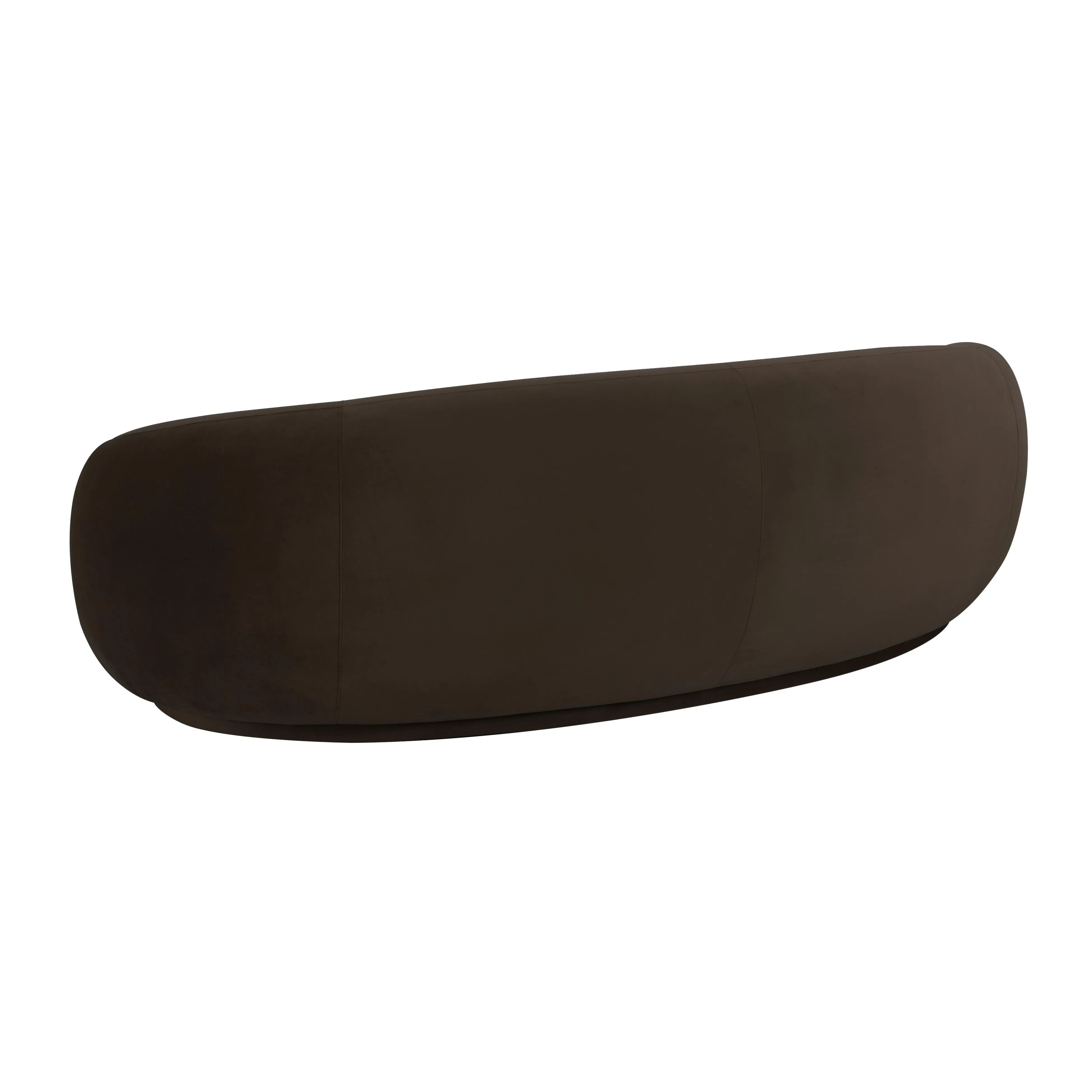 Kendall Chocolate Brown Velvet Sofa