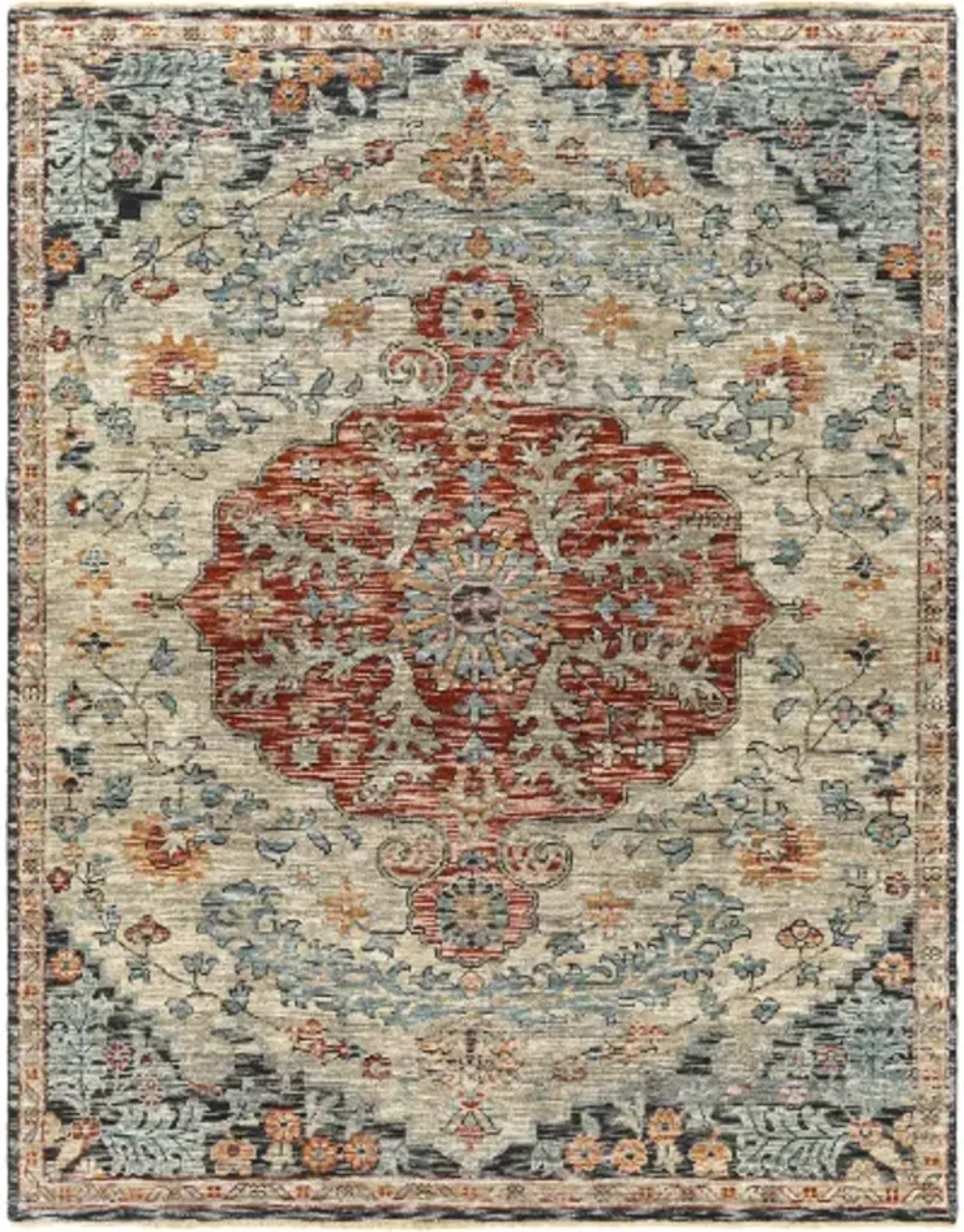 Reproduction One of a Kind ROOAK-1000 8' x 10' Hand Made Rug