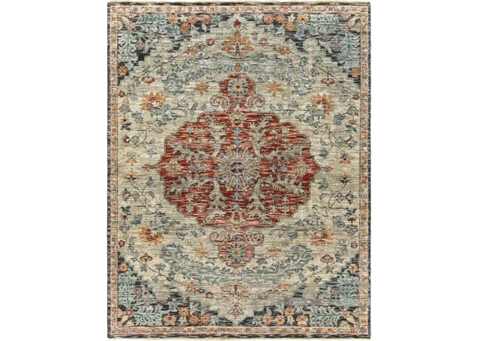 Reproduction One of a Kind ROOAK-1000 8' x 10' Hand Made Rug