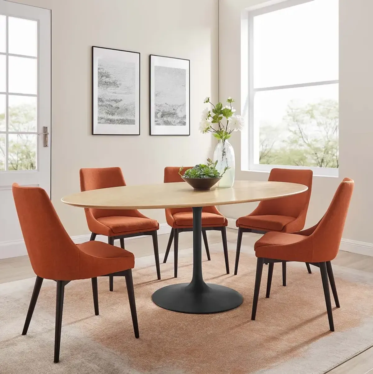 Lippa Oval Dining Table