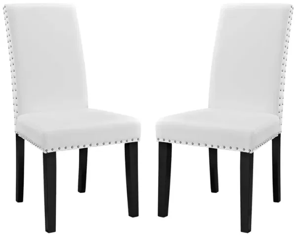 Parcel Dining Side Chair Vinyl Set of 2