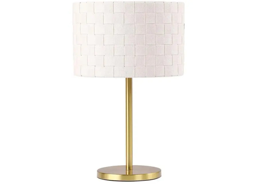 Ramiro Drum Shade Buffet Table Lamp Gold