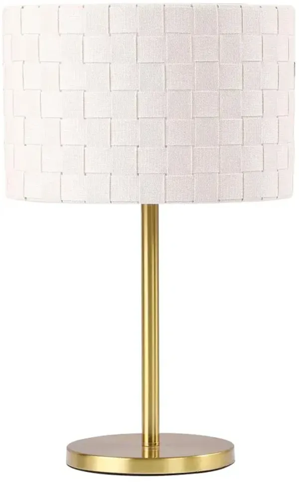 Ramiro Drum Shade Buffet Table Lamp Gold