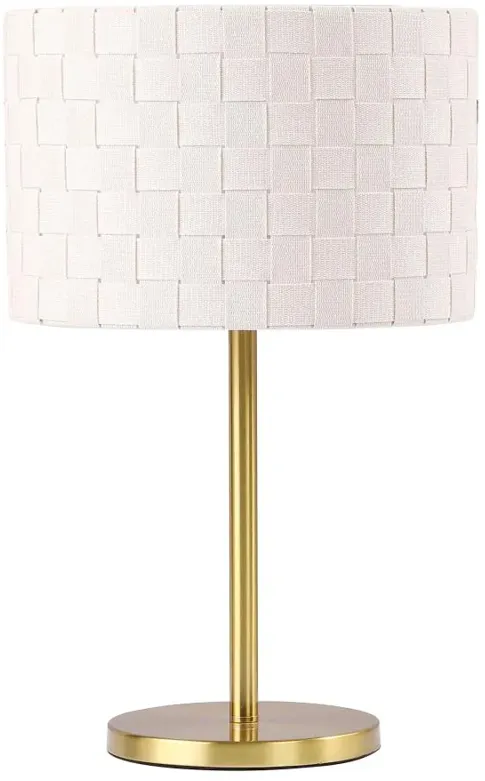 Ramiro Drum Shade Buffet Table Lamp Gold