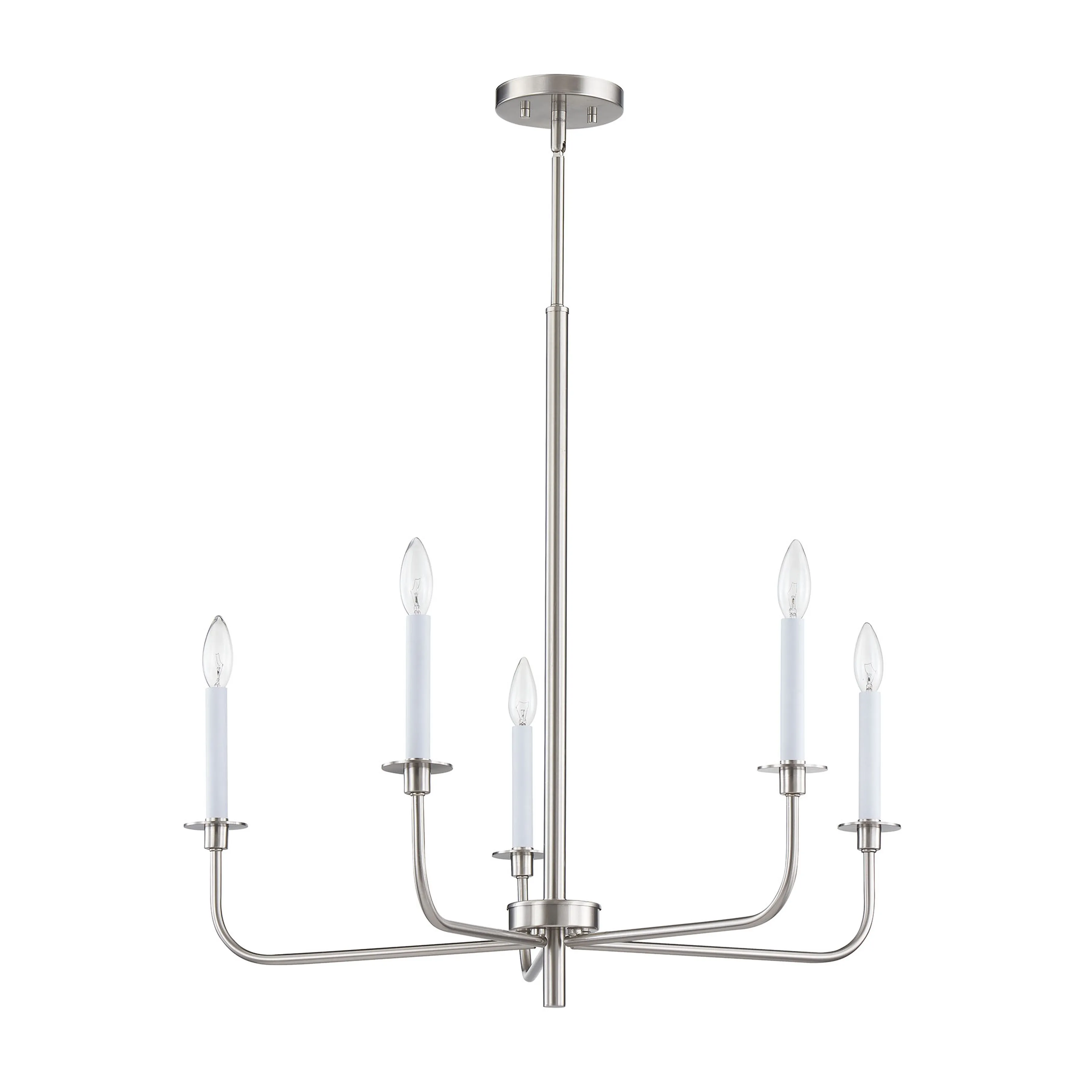 Lexington Green 30'' Wide 5-Light Chandelier - Brushed Nickel